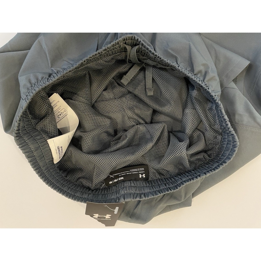 NEW Under Armour Vital Woven Training Pants Mens Medium Gray Loose Mesh Lined - Picture 6 of 10